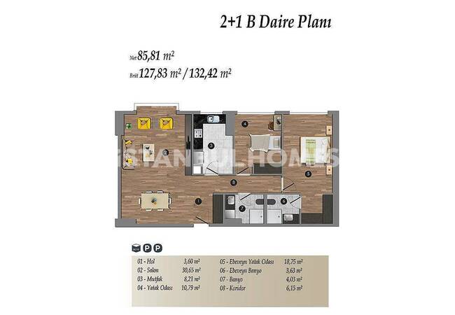 Eco-friendly Apartments at the Great Location of Kadikoy 24