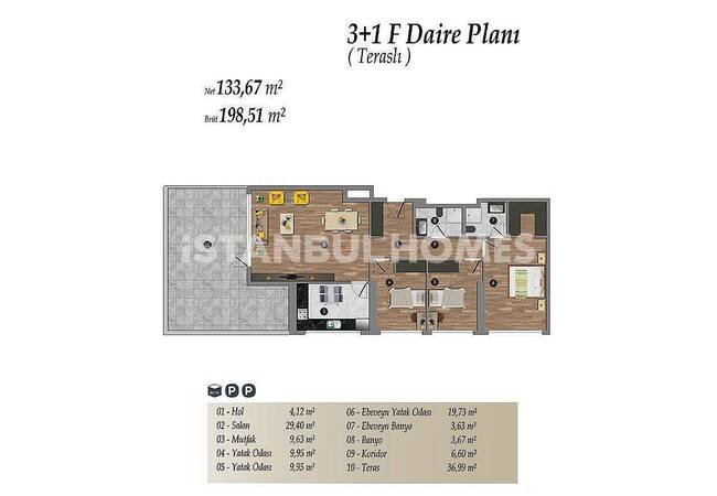 Eco-friendly Apartments at the Great Location of Kadikoy 31