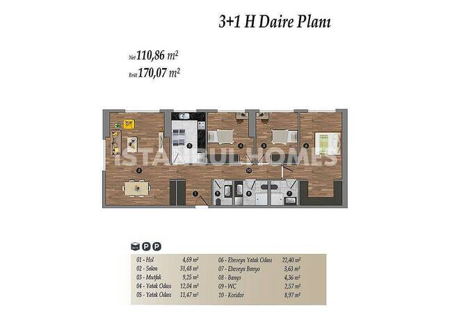 Eco-friendly Apartments at the Great Location of Kadikoy 34