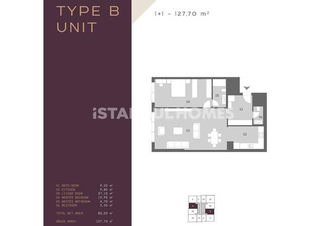 Sea View Apartments with Smart Home System in Bakırköy 40