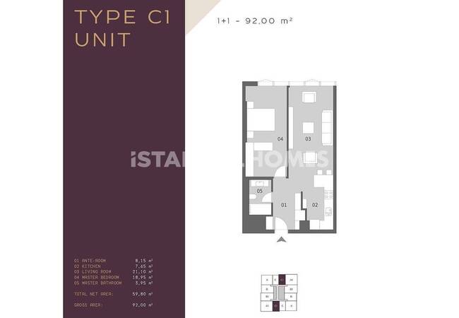 Sea View Apartments with Smart Home System in Bakırköy 43