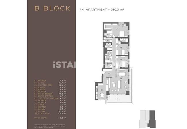 Sea View Apartments with Smart Home System in Bakırköy 45