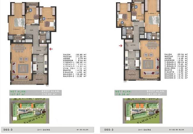 آپارتمان های خیره کننده با نمای بسیار زیبای دریا در بویوک چکمجه استانبول 34