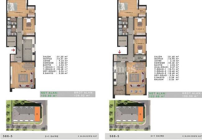 آپارتمان های خیره کننده با نمای بسیار زیبای دریا در بویوک چکمجه استانبول 43