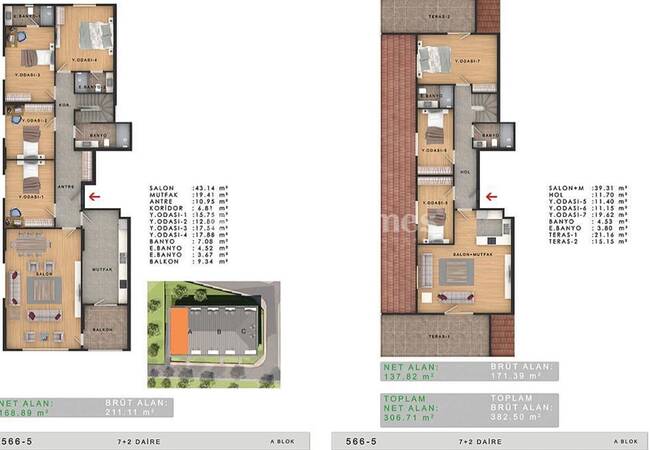آپارتمان های خیره کننده با نمای بسیار زیبای دریا در بویوک چکمجه استانبول 45