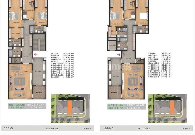 آپارتمان های خیره کننده با نمای بسیار زیبای دریا در بویوک چکمجه استانبول 50