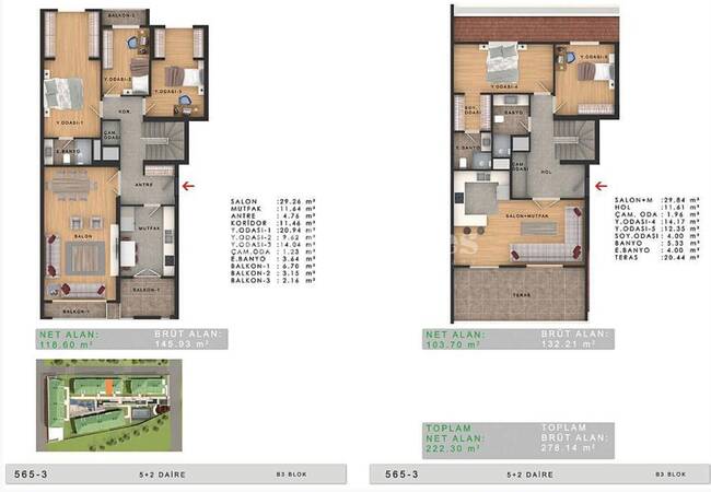 آپارتمان های خیره کننده با نمای بسیار زیبای دریا در بویوک چکمجه استانبول 35
