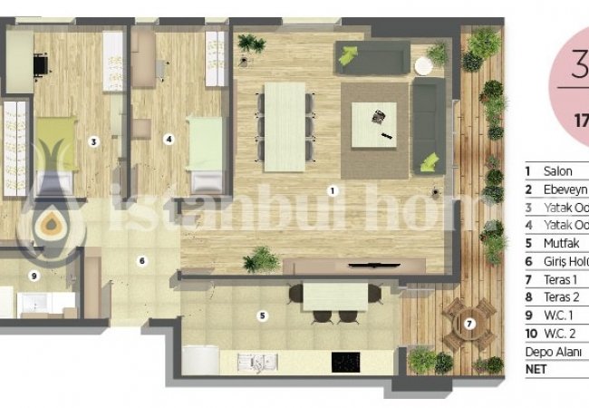 Luxueux Appartements Résidentiels Avec Commodités À Kartal 38