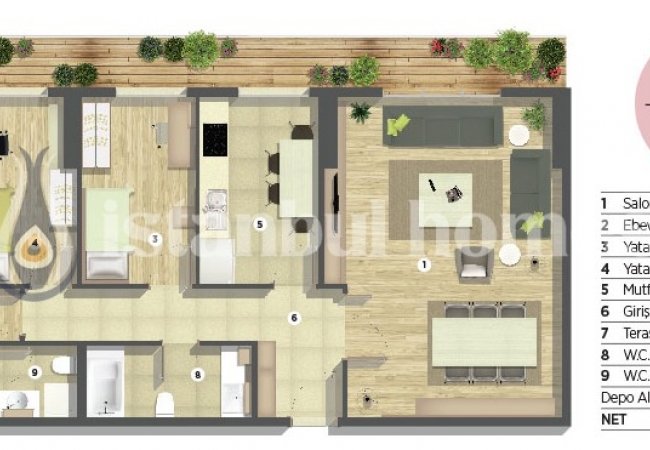 Luxueux Appartements Résidentiels Avec Commodités À Kartal 39