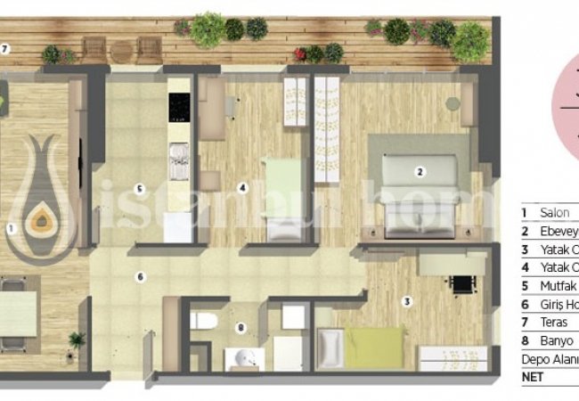 Luxueux Appartements Résidentiels Avec Commodités À Kartal 40