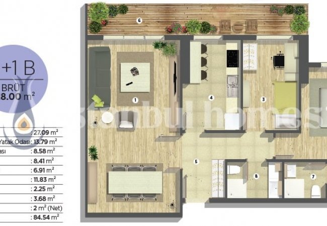 Luxueux Appartements Résidentiels Avec Commodités À Kartal 30