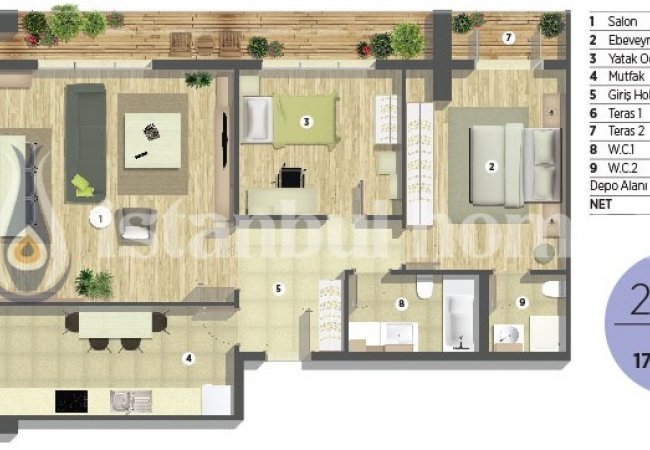 Luxueux Appartements Résidentiels Avec Commodités À Kartal 31