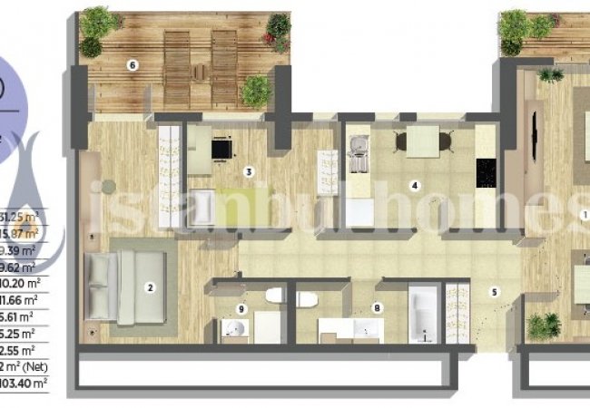 Luxueux Appartements Résidentiels Avec Commodités À Kartal 32