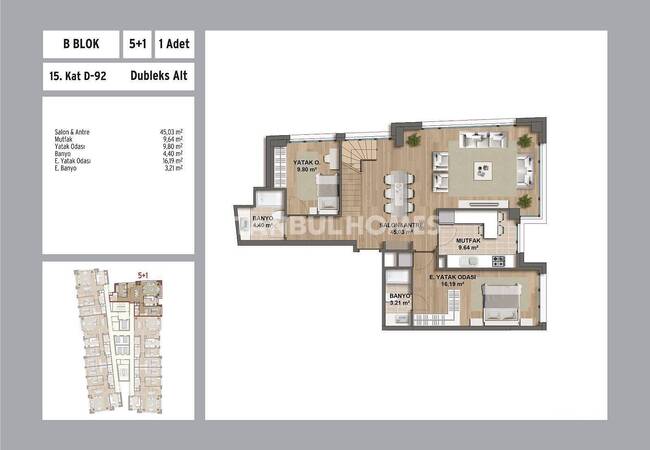 Maltepe Sahilde Deniz Manzaralı Merkezi Konumda Daireler 23