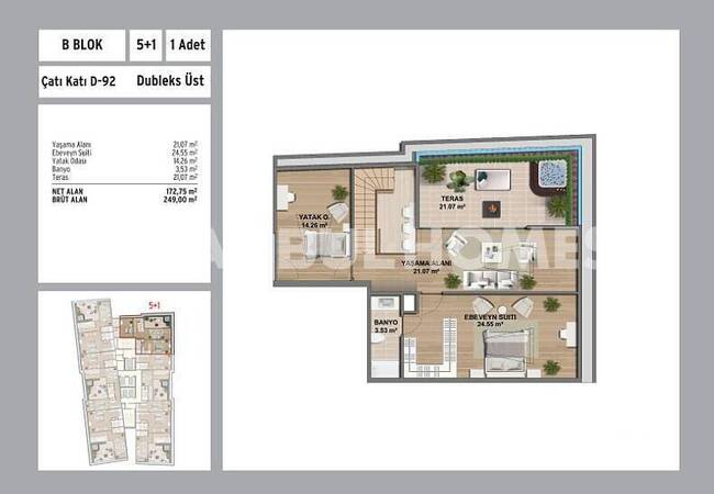 Maltepe Sahilde Deniz Manzaralı Merkezi Konumda Daireler 24