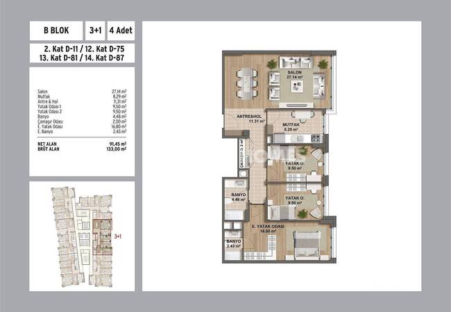 Maltepe Sahilde Deniz Manzaralı Merkezi Konumda Daireler 35