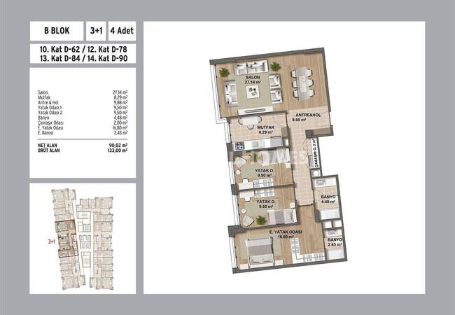 Maltepe Sahilde Deniz Manzaralı Merkezi Konumda Daireler 36