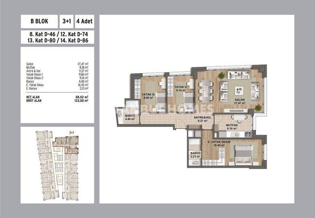 Maltepe Sahilde Deniz Manzaralı Merkezi Konumda Daireler 38