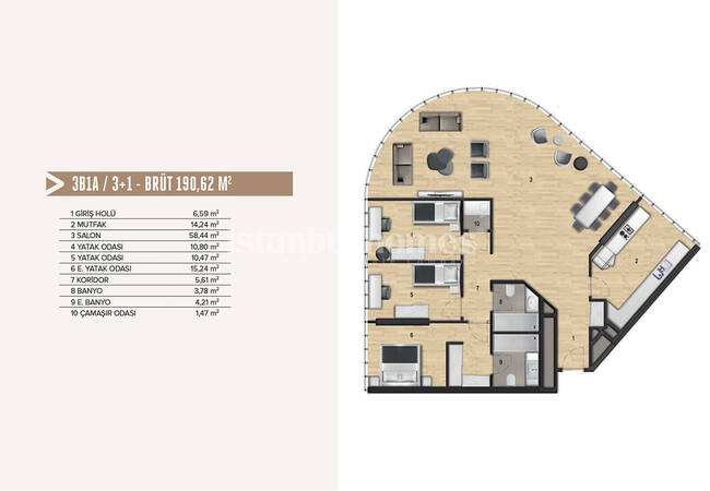 املاک هوشمند نزدیک به مترو و متروبس در کادیکوی 40