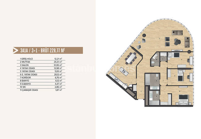 املاک هوشمند نزدیک به مترو و متروبس در کادیکوی 42