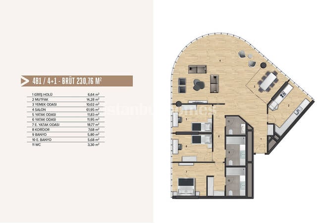 املاک هوشمند نزدیک به مترو و متروبس در کادیکوی 44