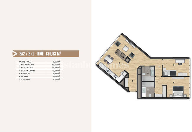 املاک هوشمند نزدیک به مترو و متروبس در کادیکوی 45