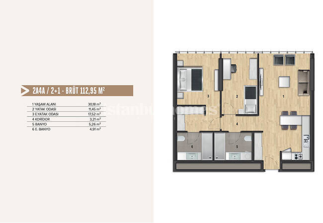 املاک هوشمند نزدیک به مترو و متروبس در کادیکوی 46
