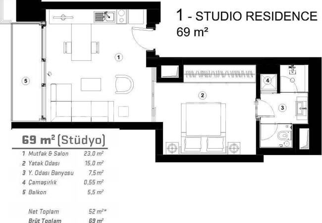 Appartements En Projet De Luxe Et Prestige À Istanbul 36
