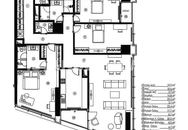 Appartements En Projet De Luxe Et Prestige À Istanbul 44