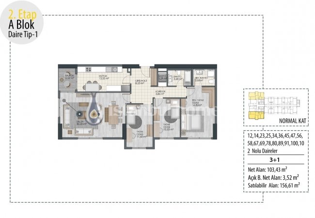 Modern Property Close to Transportation Points in Zeytinburnu 24