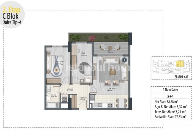 Modern Property Close to Transportation Points in Zeytinburnu 33