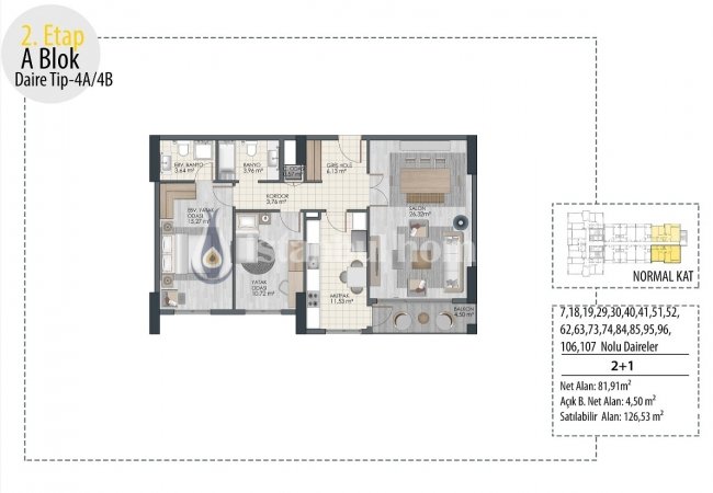 Modern Property Close to Transportation Points in Zeytinburnu 29