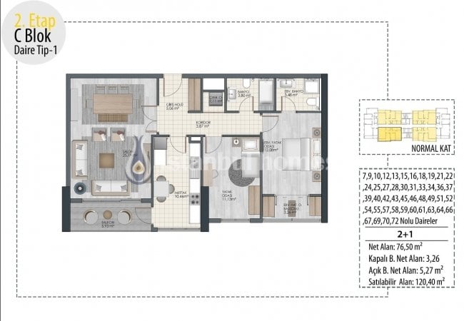 Modern Property Close to Transportation Points in Zeytinburnu 32