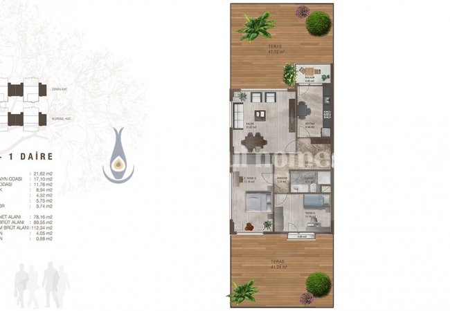 Spacious Flats with Forest Views in Sancaktepe Istanbul 37