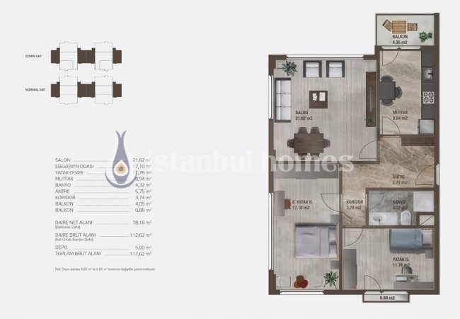 Spacious Flats with Forest Views in Sancaktepe Istanbul 40