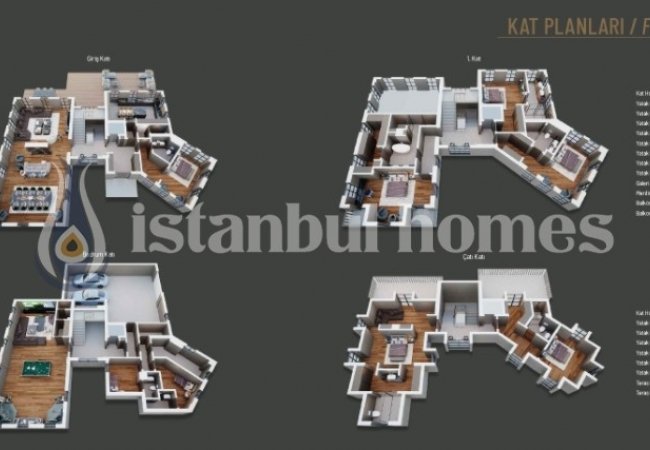 Maisons Style Classique Vue Sur Forêt À Çekmeköy Istanbul 41