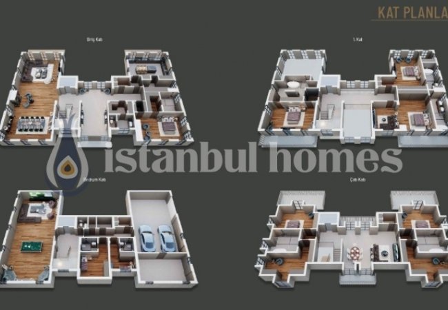 Maisons Style Classique Vue Sur Forêt À Çekmeköy Istanbul 44
