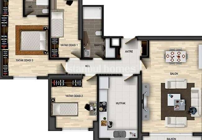Kartal’da Sahile Yürüyüş Mesafesinde Havuzlu Sitede Daireler 29