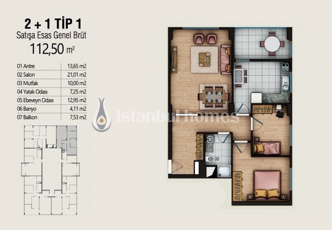 Недвижимость в Хорошем Месте с Видом на Город в Умрание 19