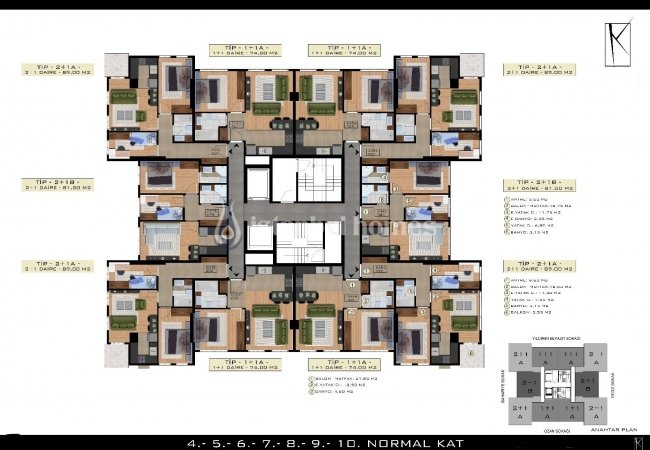 Kağıthane Levent'te Uygun Fiyatlı Lüks Tasarımlı Daireler 20