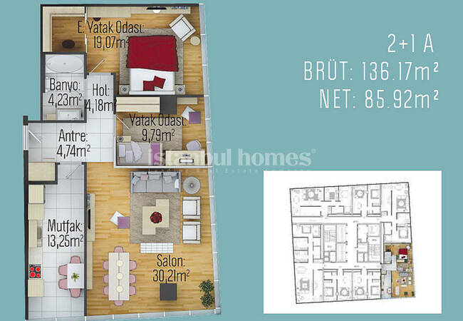 آپارتمان های واقع در یک مجتمع با استخر مشترک در کارتال 43