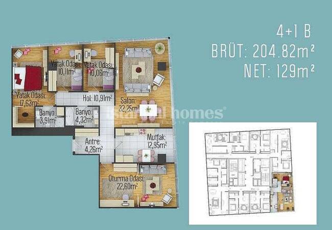 آپارتمان های واقع در یک مجتمع با استخر مشترک در کارتال 40