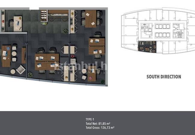 İstanbul Maltepe'de E5 Karayolu'na Yakın Yatırımlık Ofisler 11