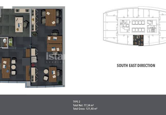 İstanbul Maltepe'de E5 Karayolu'na Yakın Yatırımlık Ofisler 12