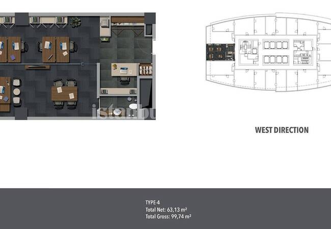 İstanbul Maltepe'de E5 Karayolu'na Yakın Yatırımlık Ofisler 14