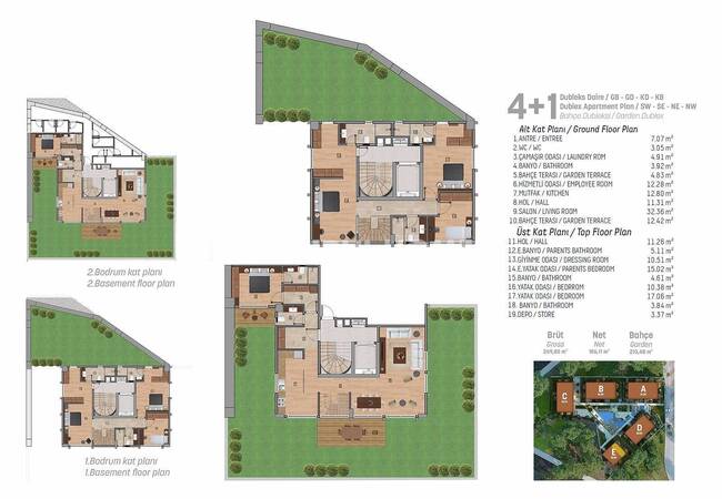 آپارتمان های سطح بالا واقع در یک مجتمع استخردار در استانبول 33