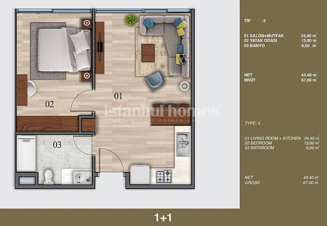 Brandneue Immobilien In Der Nähe Von Täglichen Annehmlichkeiten In Kagithane 25
