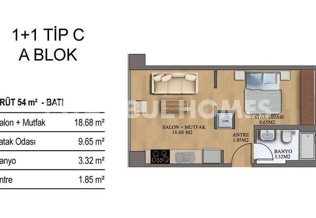Kadıköy'de Metroya Yakın Güvenlikli Site İçinde Daire 40