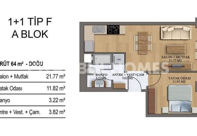 Kadıköy'de Metroya Yakın Güvenlikli Site İçinde Daire 41
