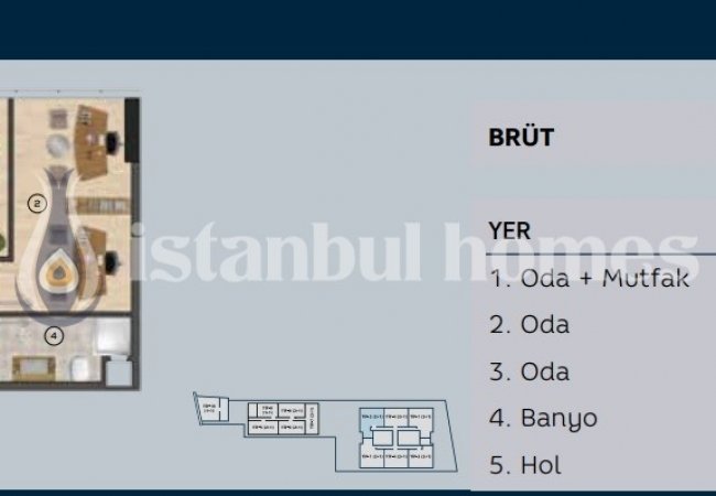 Квартиры с Современным Дизайном в Центре Стамбула, Картал 22
